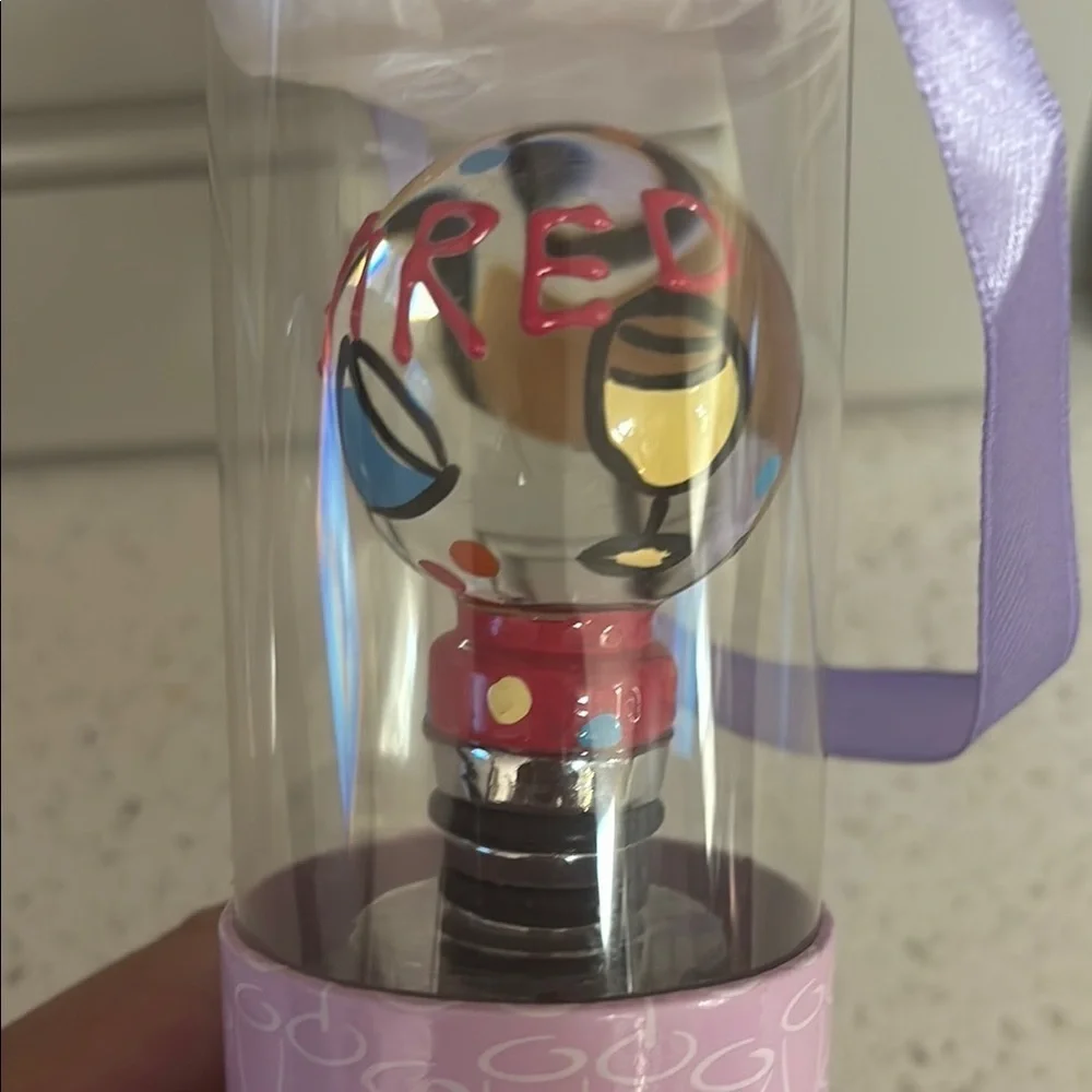 Hand-Painted Retired Wine stopper !